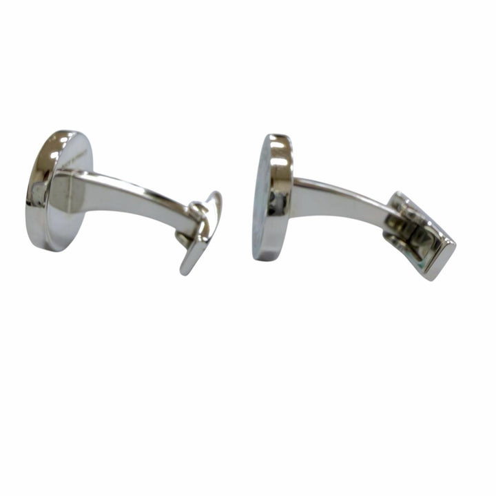 Excellent HERMES Cufflinks cufflinks Ricol 2 Cru de Selle Serie Silver mens