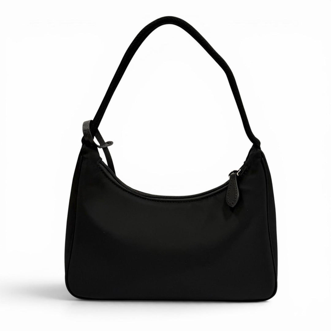 Excellent PRADA Shoulder Bag Re-Edition 2000 Re-Nylon mini bag black 1NE515