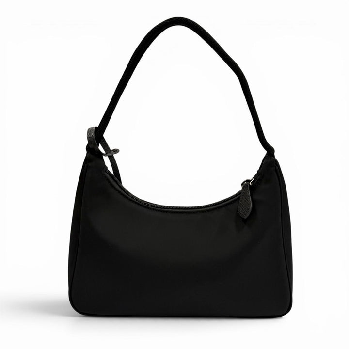 Excellent PRADA Shoulder Bag Re-Edition 2000 Re-Nylon mini bag black 1NE515
