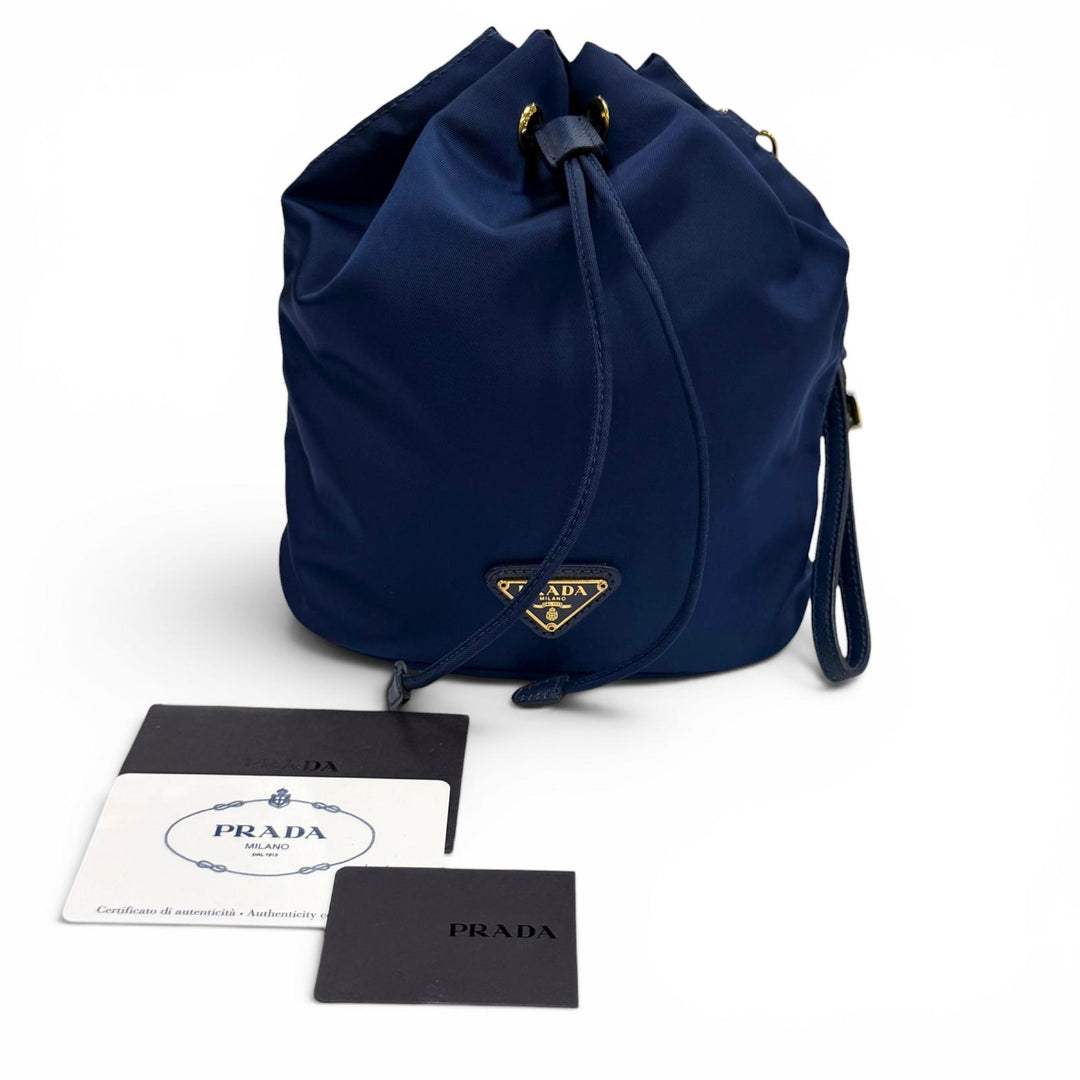 Excellent PRADA Pouch Nylon Women 1N1863