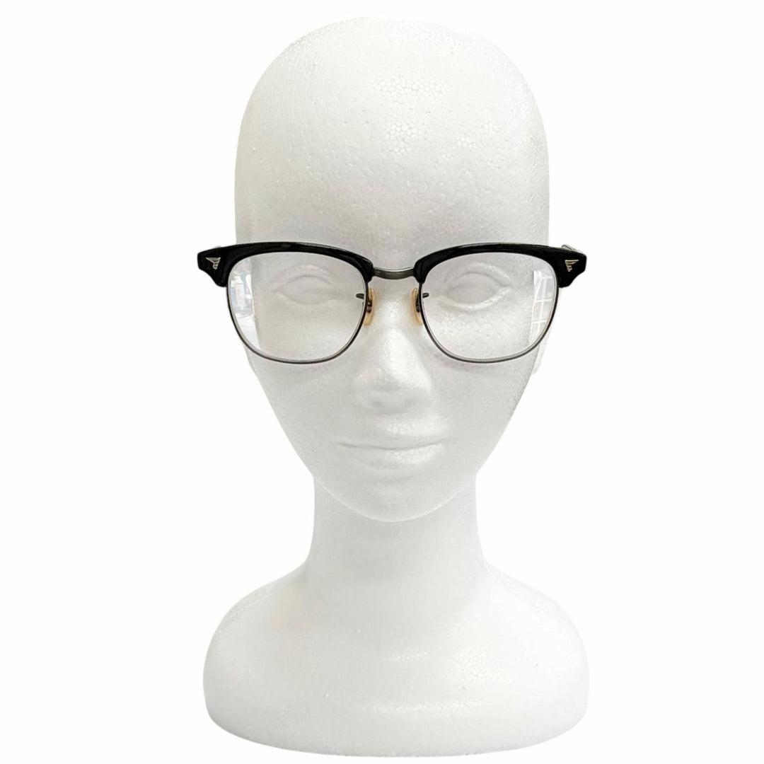 Very Good BJ CLASSIC COLLECTION Glasses SIRMONT blow black mens S-831