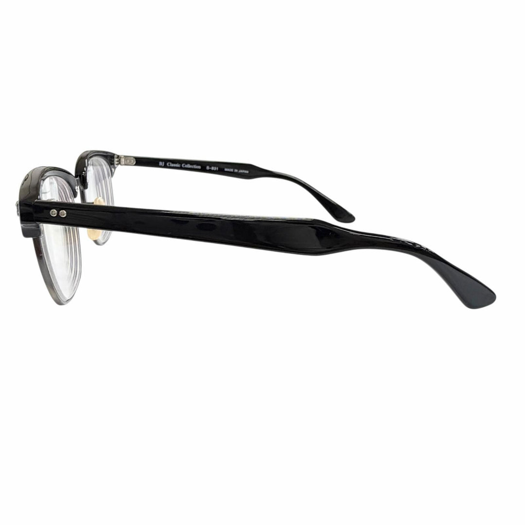 Very Good BJ CLASSIC COLLECTION Glasses SIRMONT blow black mens S-831