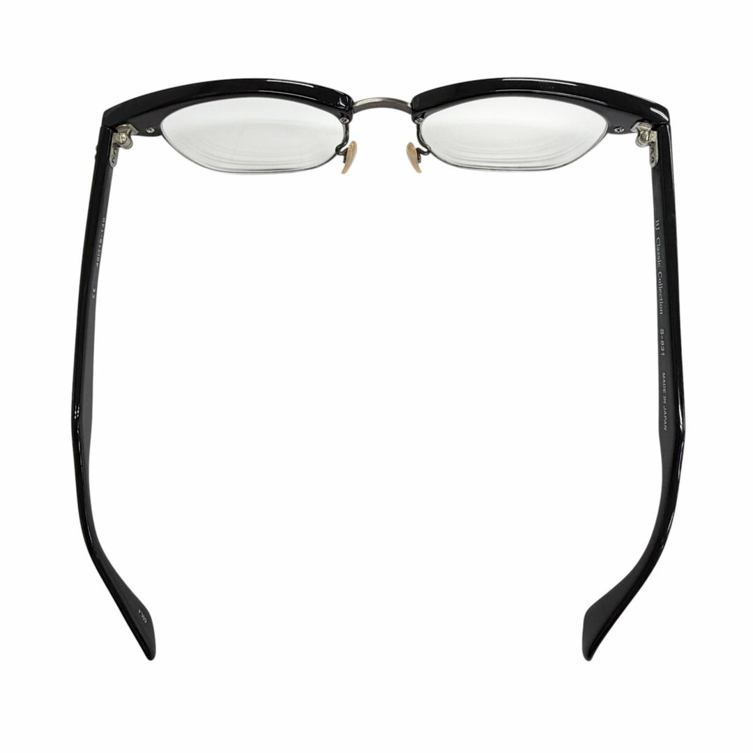 Very Good BJ CLASSIC COLLECTION Glasses SIRMONT blow black mens S-831