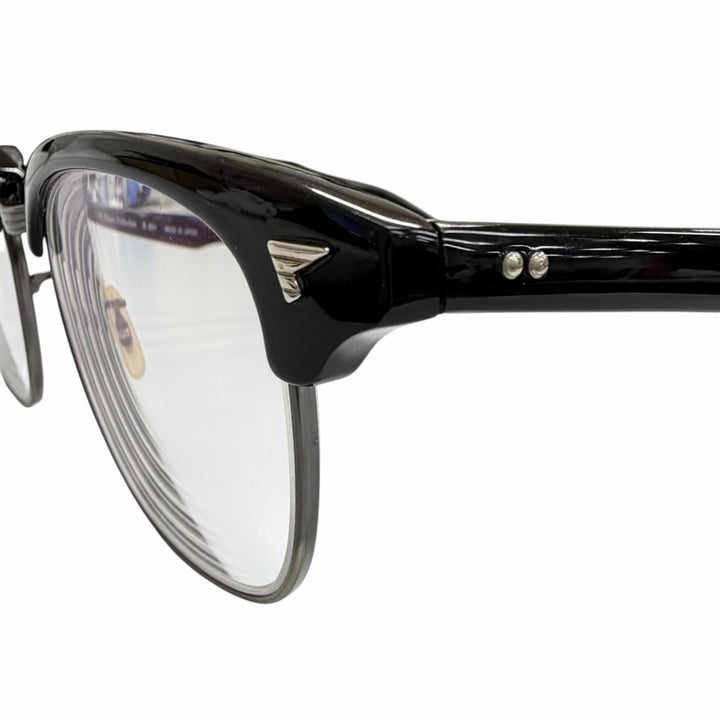 Very Good BJ CLASSIC COLLECTION Glasses SIRMONT blow black mens S-831