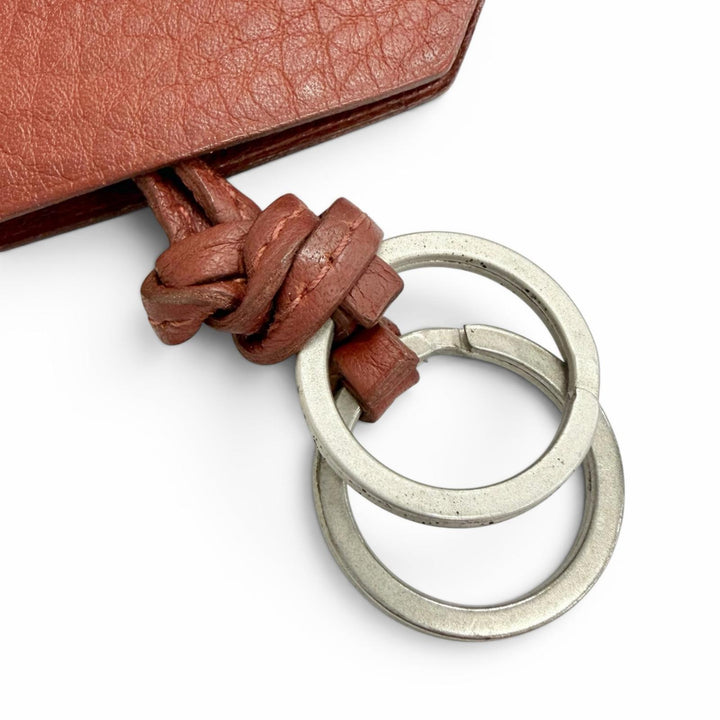 Very Good HERMES Necklace Margiela-era Clochette leather mens