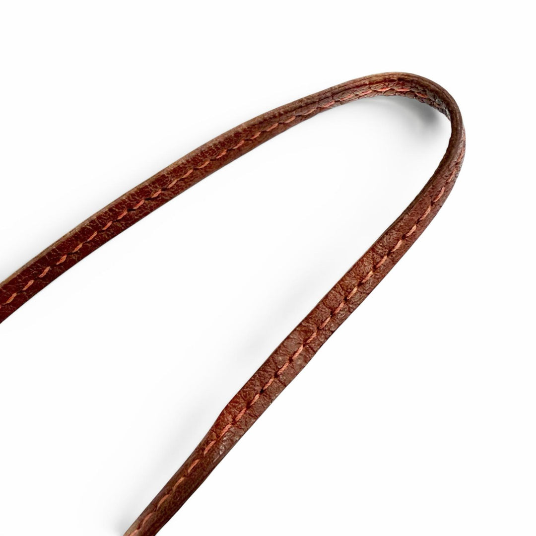 Very Good HERMES Necklace Margiela-era Clochette leather mens
