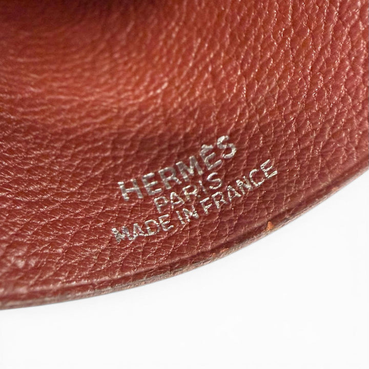 Very Good HERMES Necklace Margiela-era Clochette leather mens