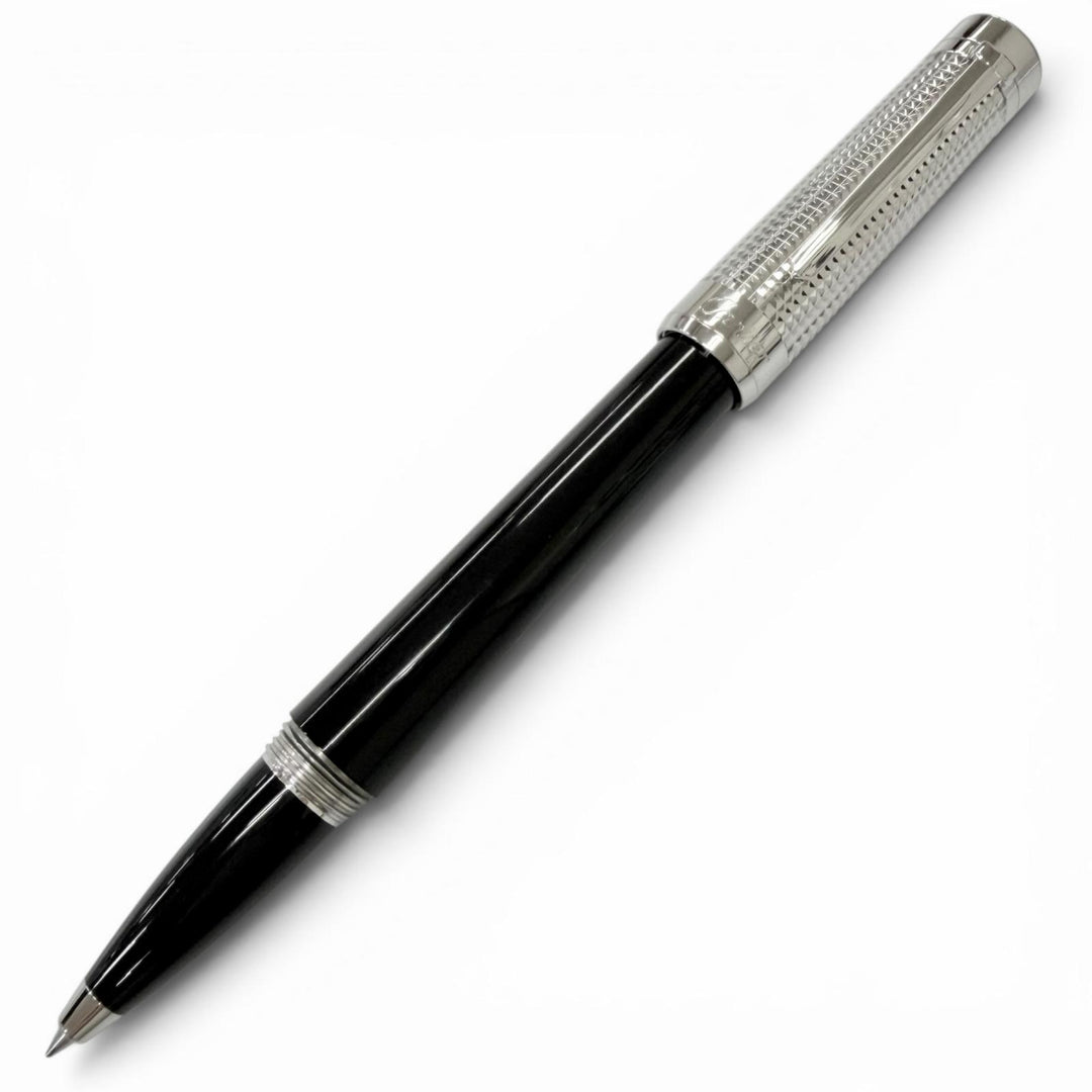 Great Cartier Ballpoint pen Pasha de Cartier Diamond Head black mens ST220009