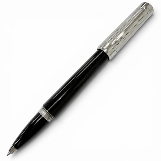 Great Cartier Ballpoint pen Pasha de Cartier Diamond Head black mens ST220009