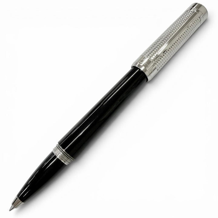 Great Cartier Ballpoint pen Pasha de Cartier Diamond Head black mens ST220009