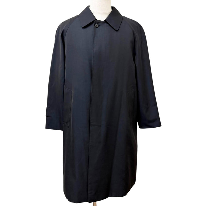 Great BURBERRY LONDON coat Nova check pattern liner Navy