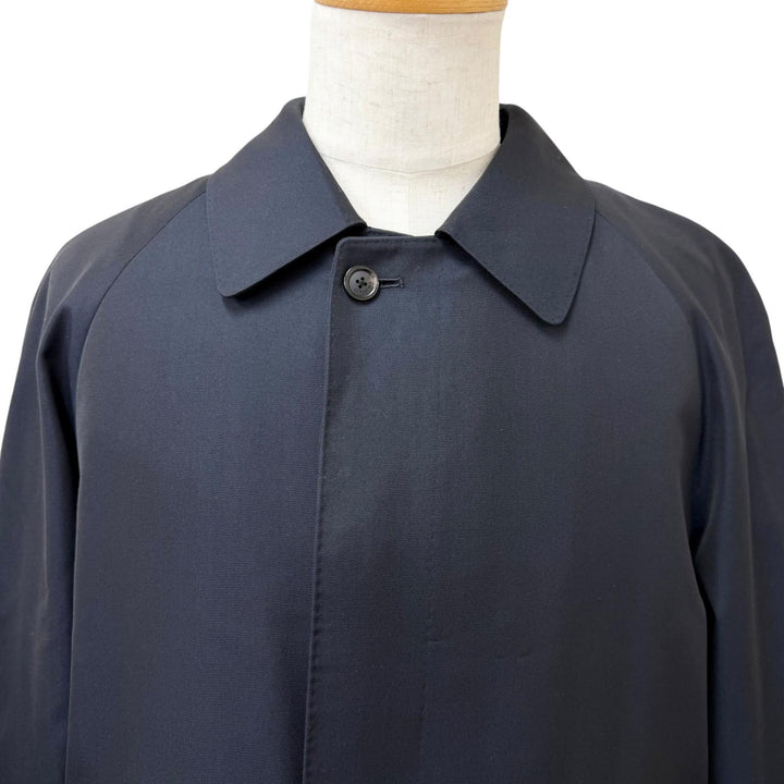 Great BURBERRY LONDON coat Nova check pattern liner Navy