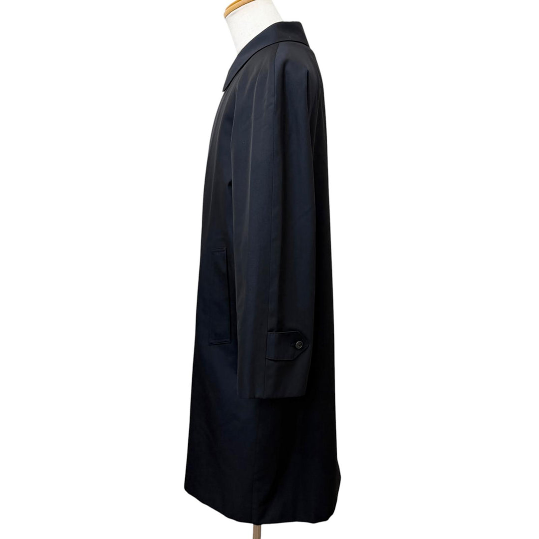 Great BURBERRY LONDON coat Nova check pattern liner Navy
