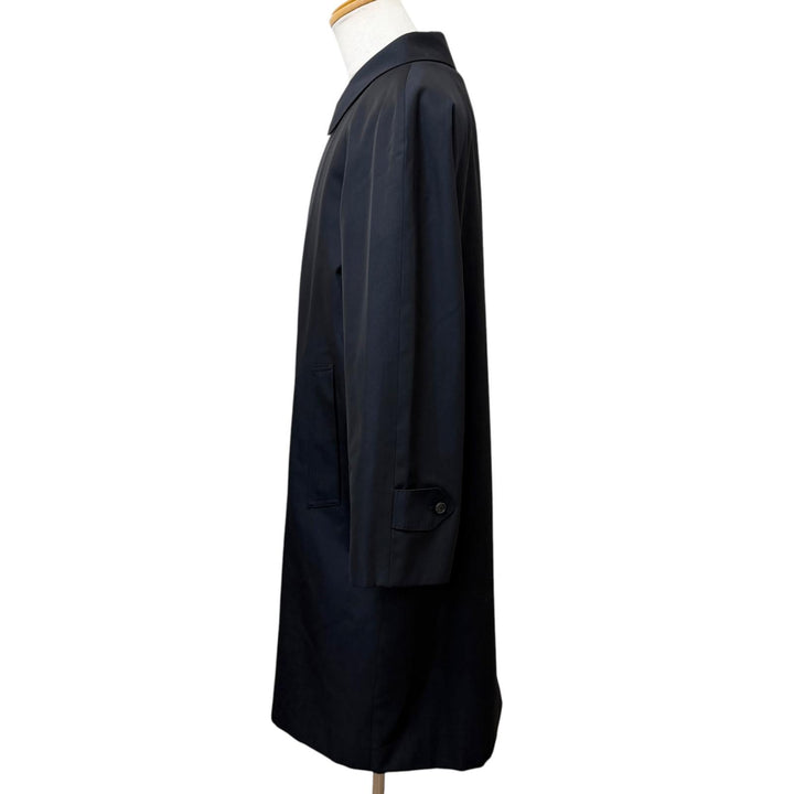Great BURBERRY LONDON coat Nova check pattern liner Navy