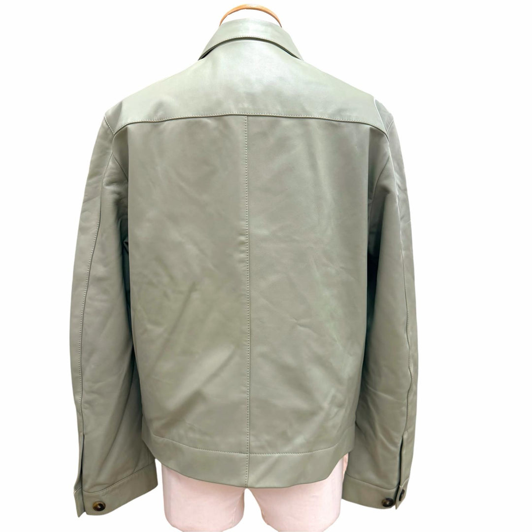 Pristine TODS leather jacket khaki Sheep leather mens M X1M12480200