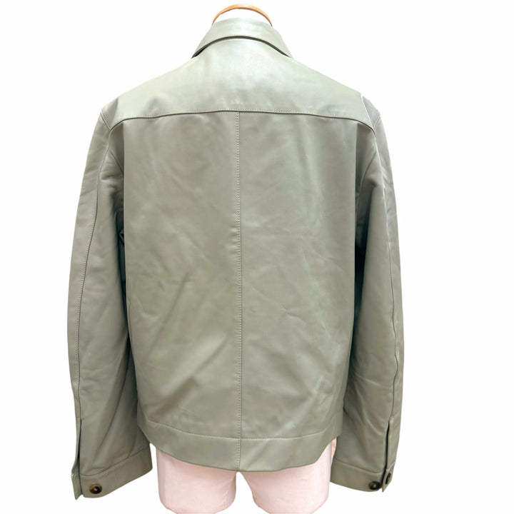 Pristine TODS leather jacket khaki Sheep leather mens M X1M12480200
