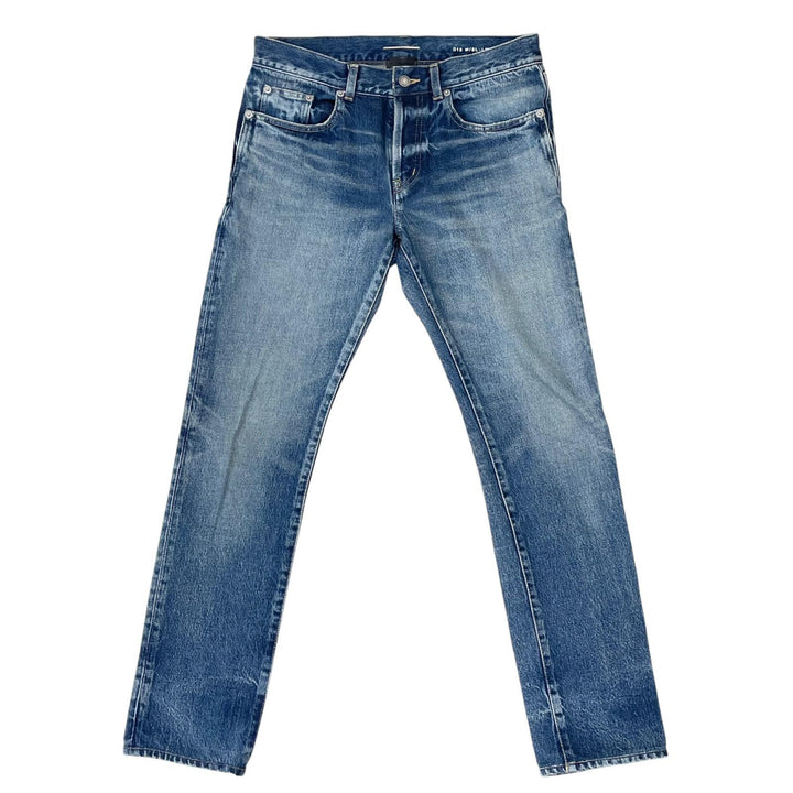 Discounted Great SAINT LAURENT Denim pants Indigo cotton mens 30 597052
