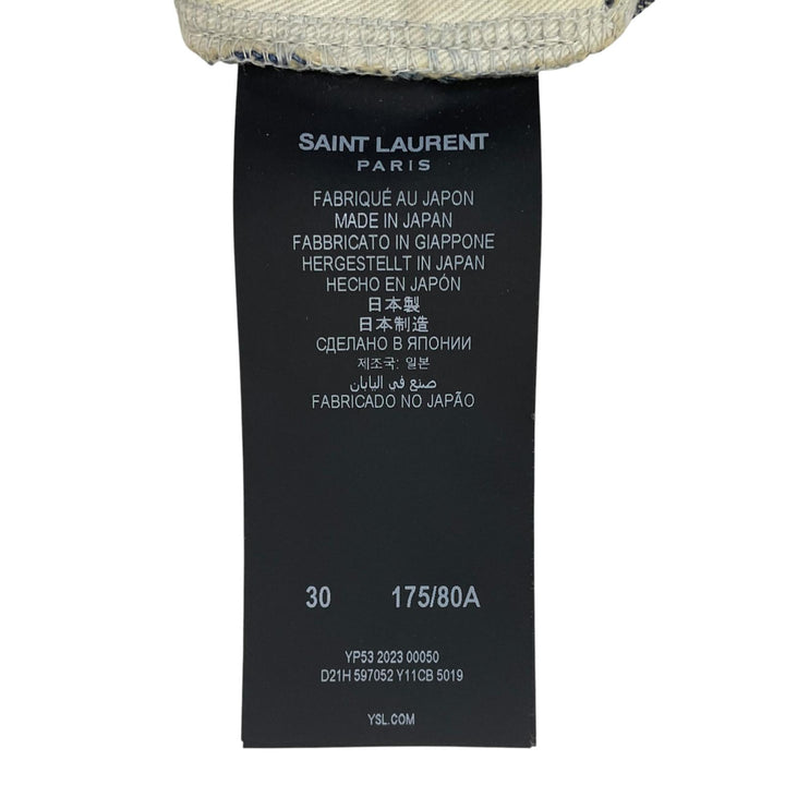 Discounted Great SAINT LAURENT Denim pants Indigo cotton mens 30 597052