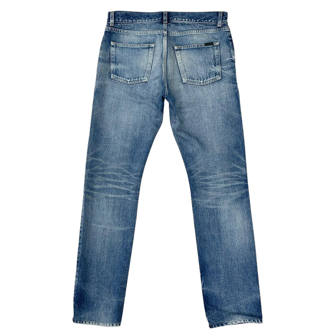 Discounted Great SAINT LAURENT Denim pants Indigo cotton mens 30 597052