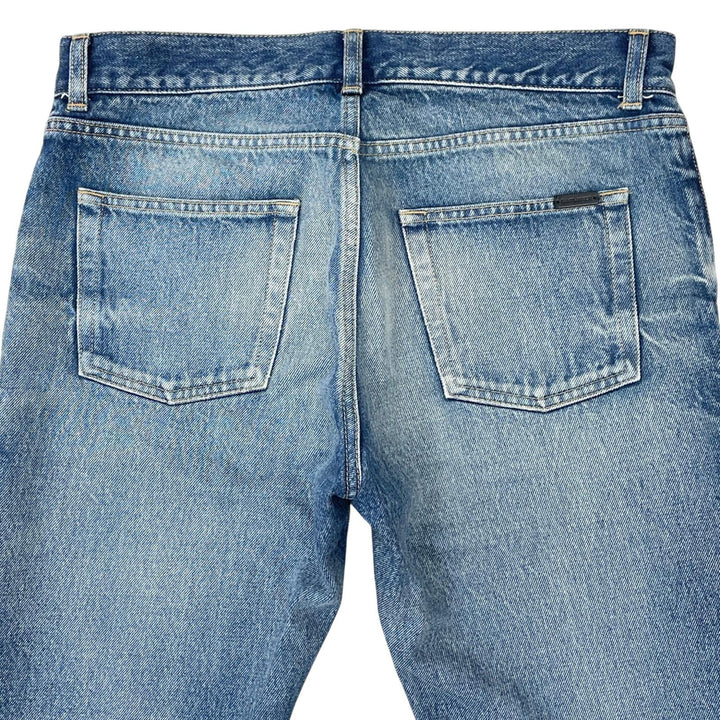 Discounted Great SAINT LAURENT Denim pants Indigo cotton mens 30 597052