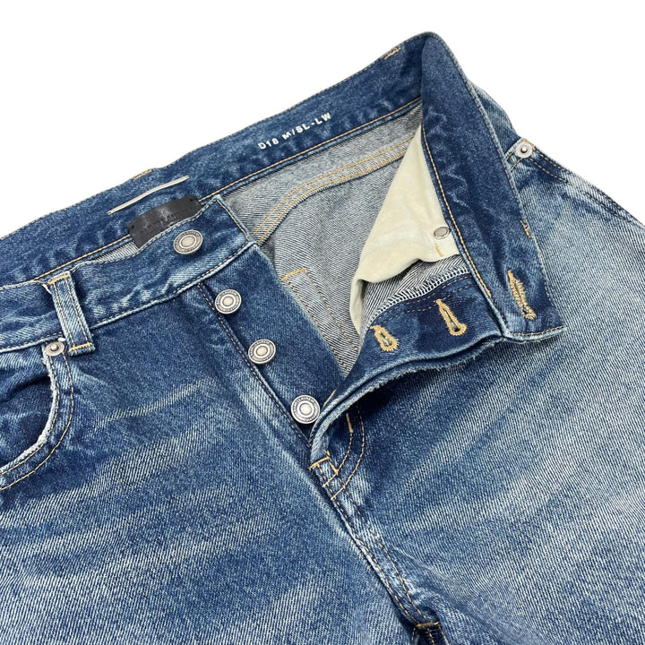Discounted Great SAINT LAURENT Denim pants Indigo cotton mens 30 597052