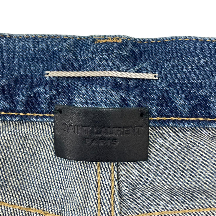 Discounted Great SAINT LAURENT Denim pants Indigo cotton mens 30 597052