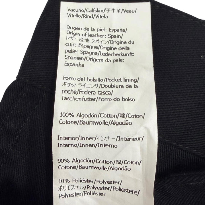 Pristine LOEWE cargo pants CARGO TROUSER black cotton mens 46 H526Y04WFB