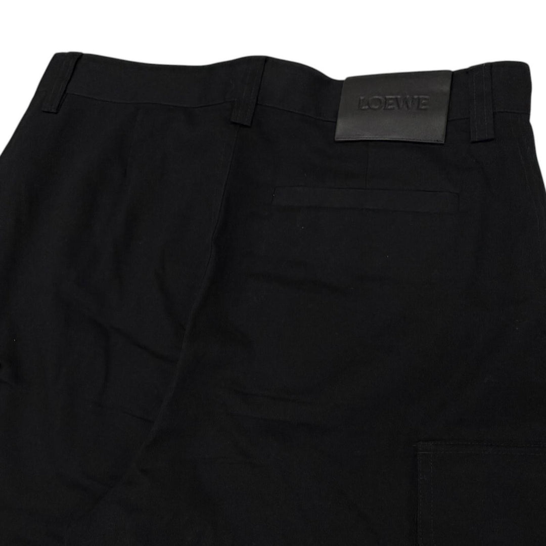 Pristine LOEWE cargo pants CARGO TROUSER black cotton mens 46 H526Y04WFB