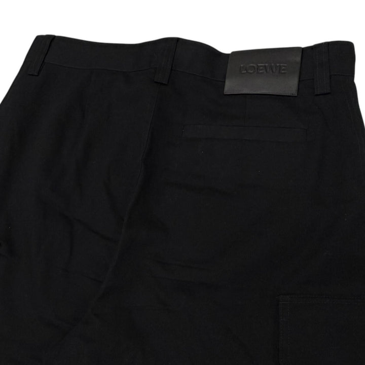 Pristine LOEWE cargo pants CARGO TROUSER black cotton mens 46 H526Y04WFB