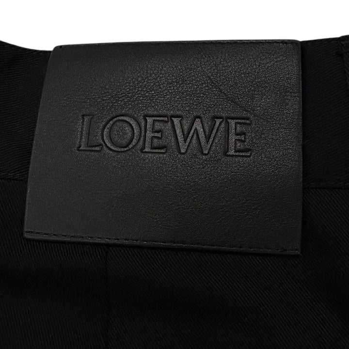 Pristine LOEWE cargo pants CARGO TROUSER black cotton mens 46 H526Y04WFB