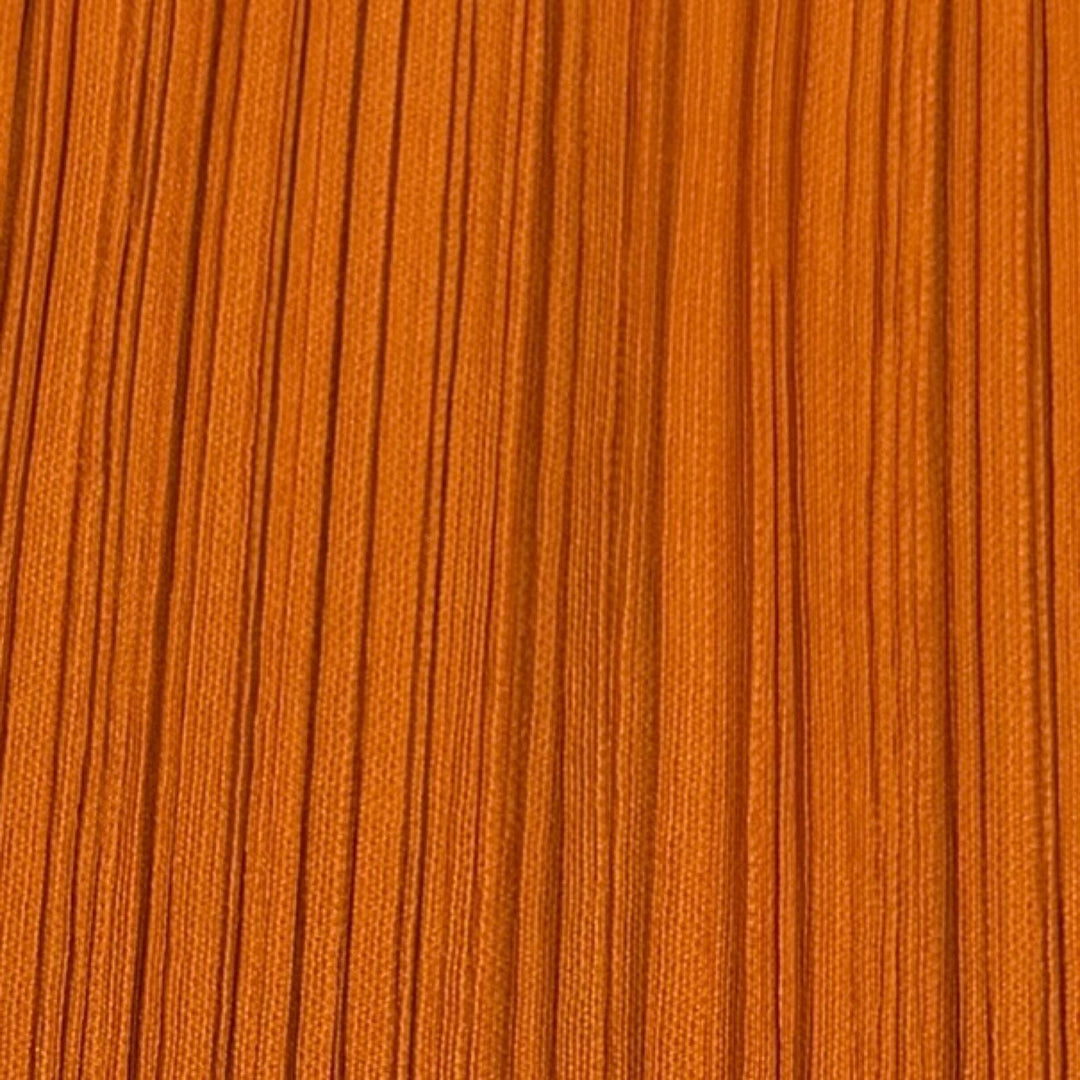 Excellent PLEATS PLEASE Pants THICKER BOTTOMS 2 Orange polyester 3 PP51JF383