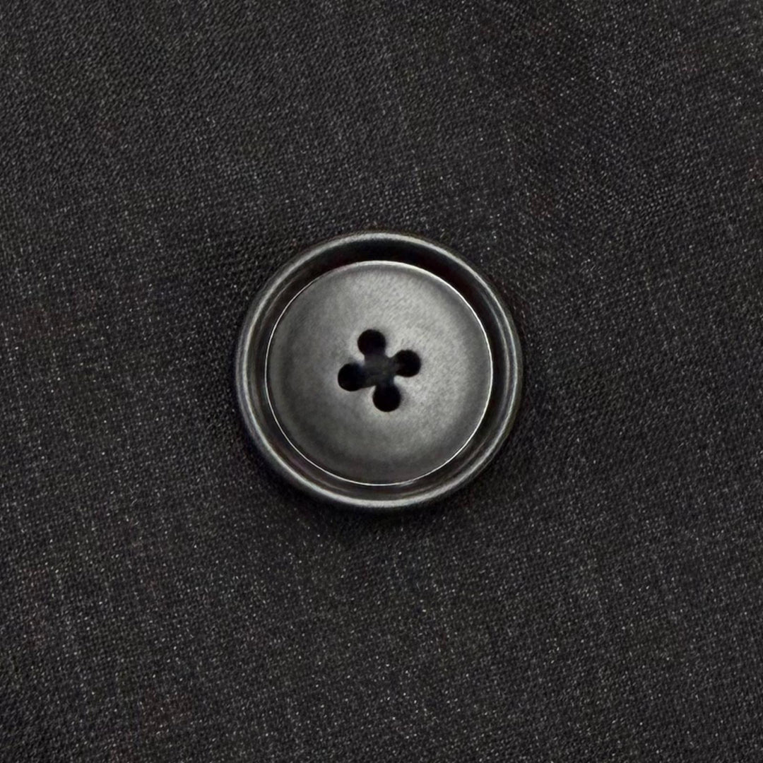 Excellent HERMES tailored jacket Double breasted Dark gray wool mens 48