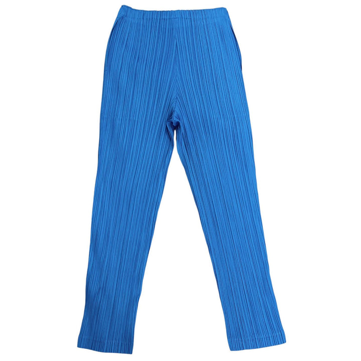 Excellent PLEATS PLEASE Pants Light blue polyester Women 3 PP81-JF43