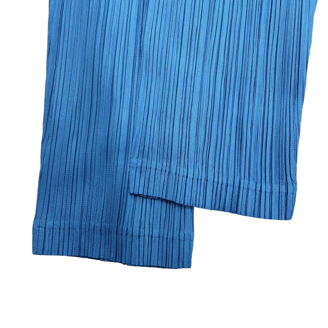 Excellent PLEATS PLEASE Pants Light blue polyester Women 3 PP81-JF43