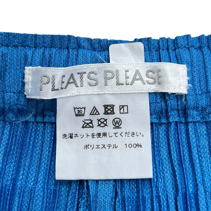 Excellent PLEATS PLEASE Pants Light blue polyester Women 3 PP81-JF43