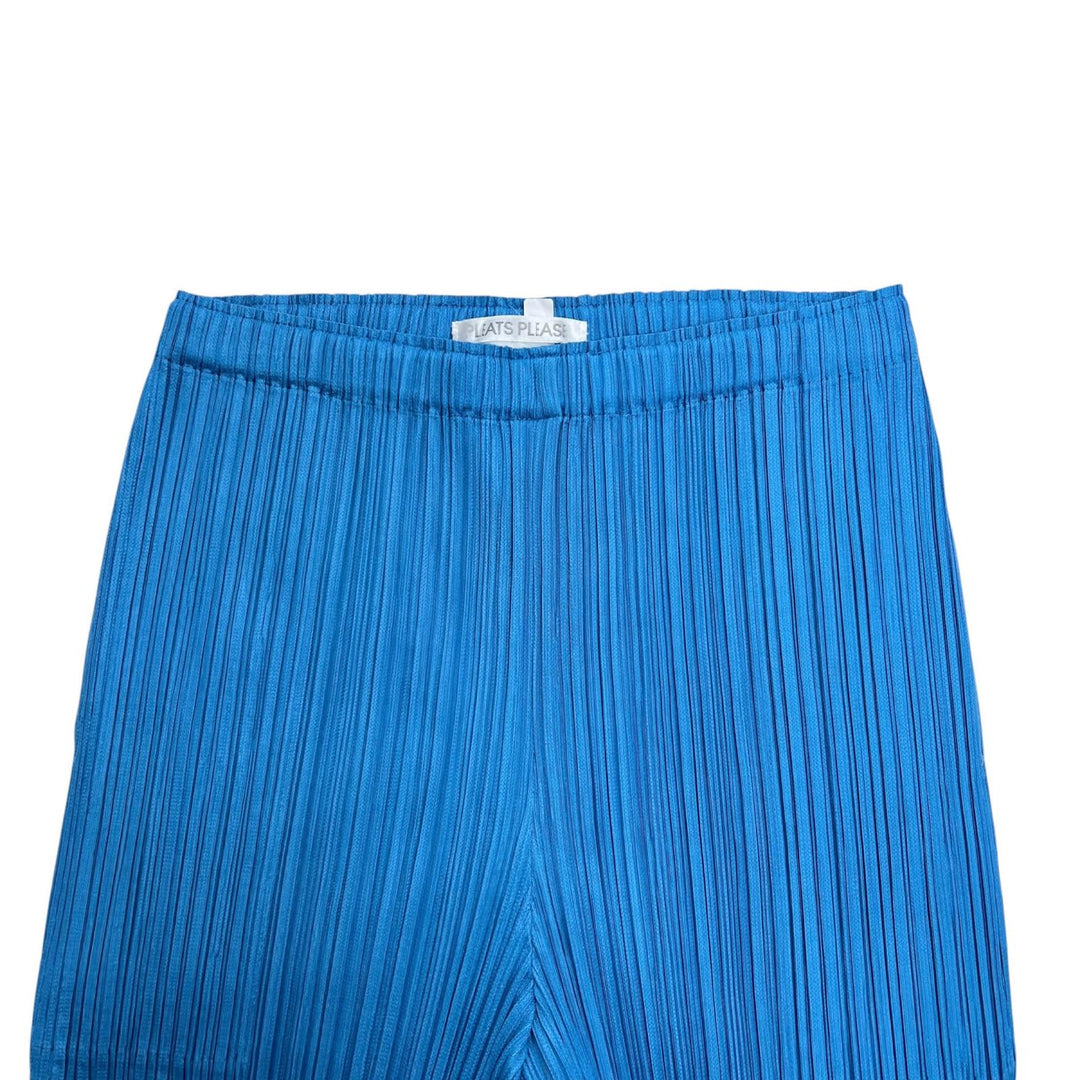 Excellent PLEATS PLEASE Pants Light blue polyester Women 3 PP81-JF43