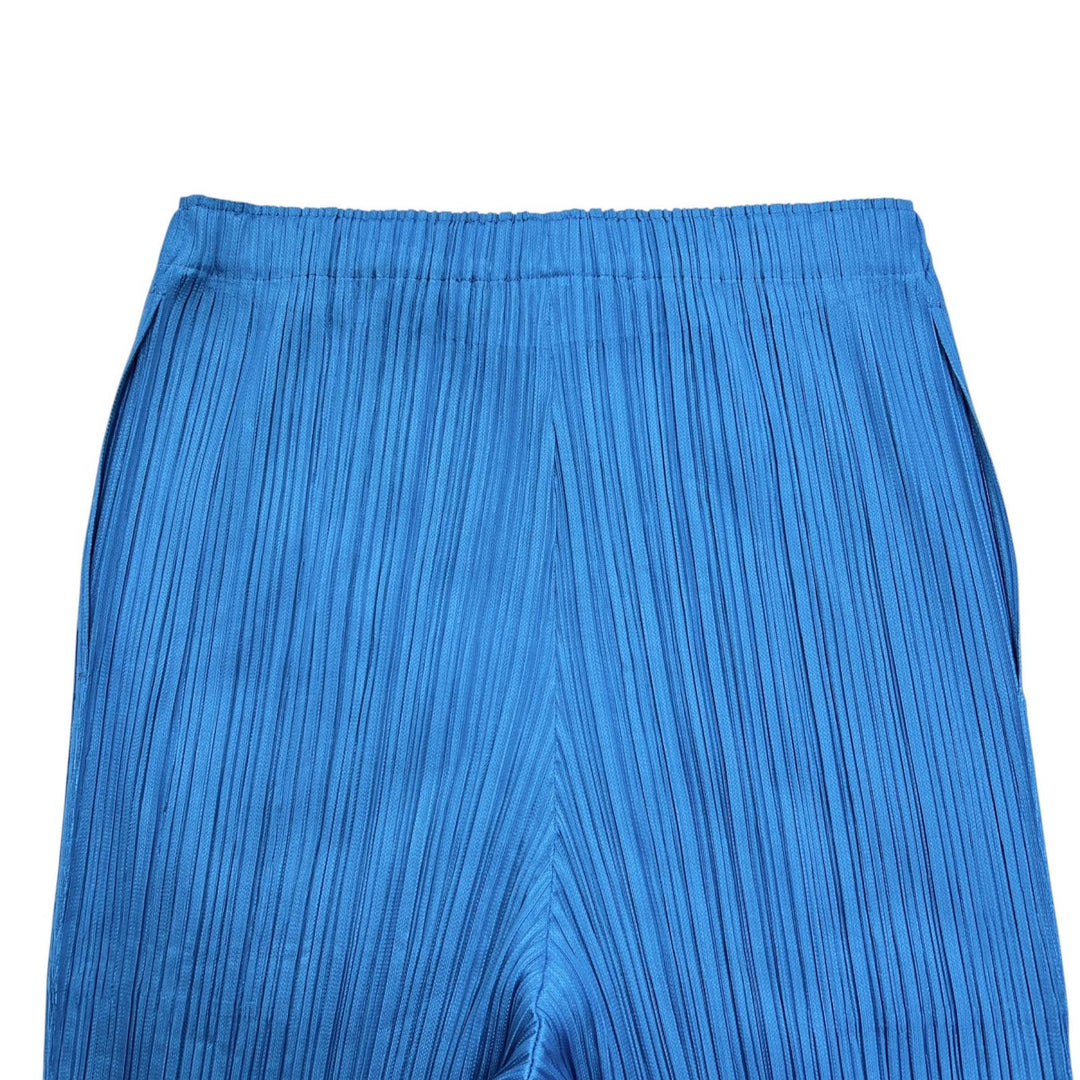 Excellent PLEATS PLEASE Pants Light blue polyester Women 3 PP81-JF43