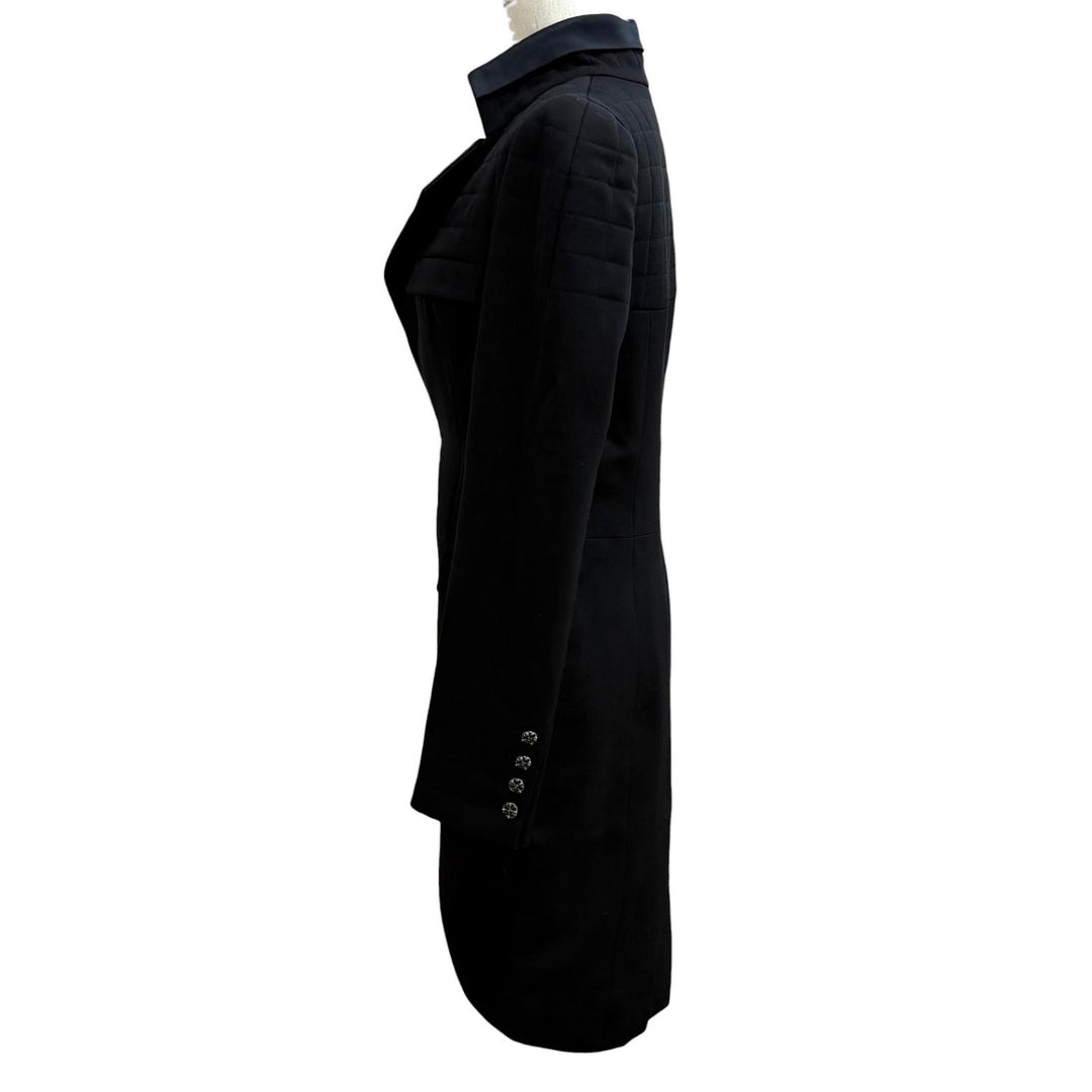 Very Good CHANEL Jacket black wool Women 36 06A P28958