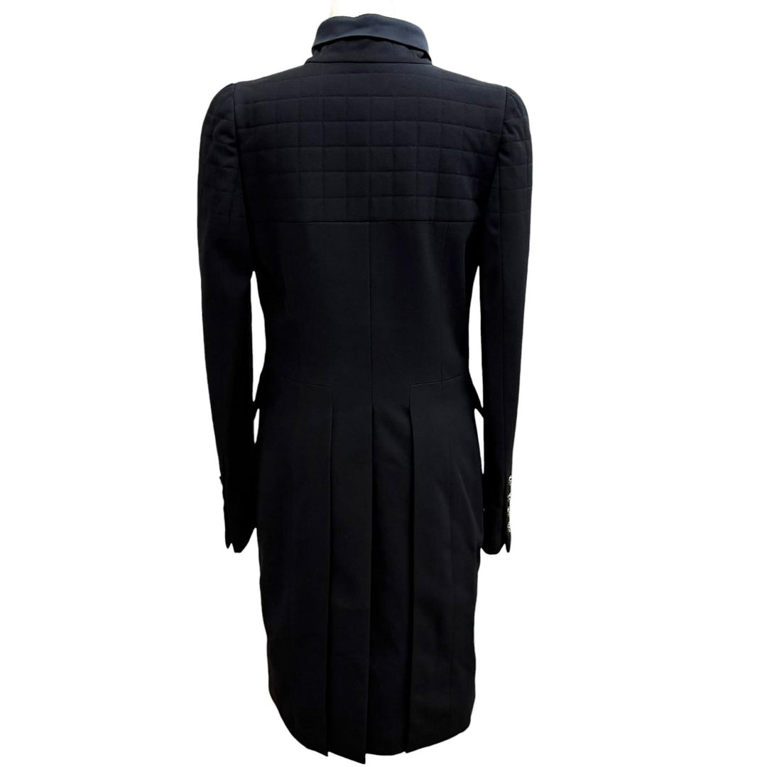 Very Good CHANEL Jacket black wool Women 36 06A P28958