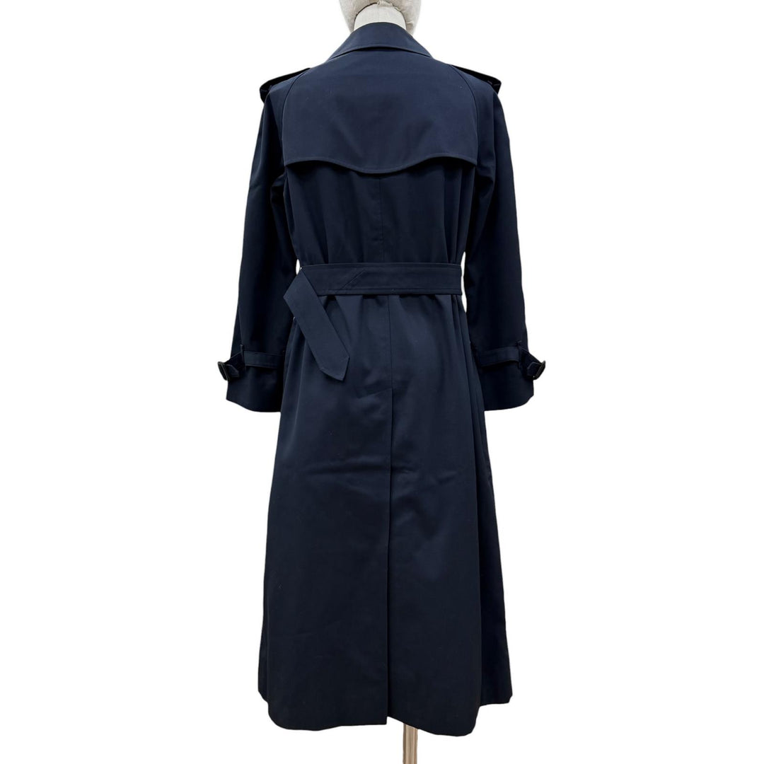Great Burberrys trench coat Navy polyester Women S