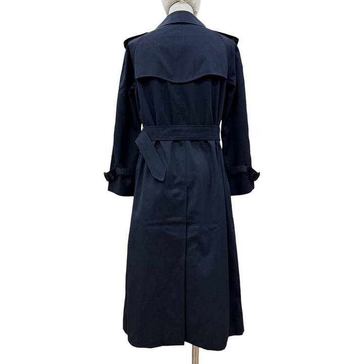 Great Burberrys trench coat Navy polyester Women S