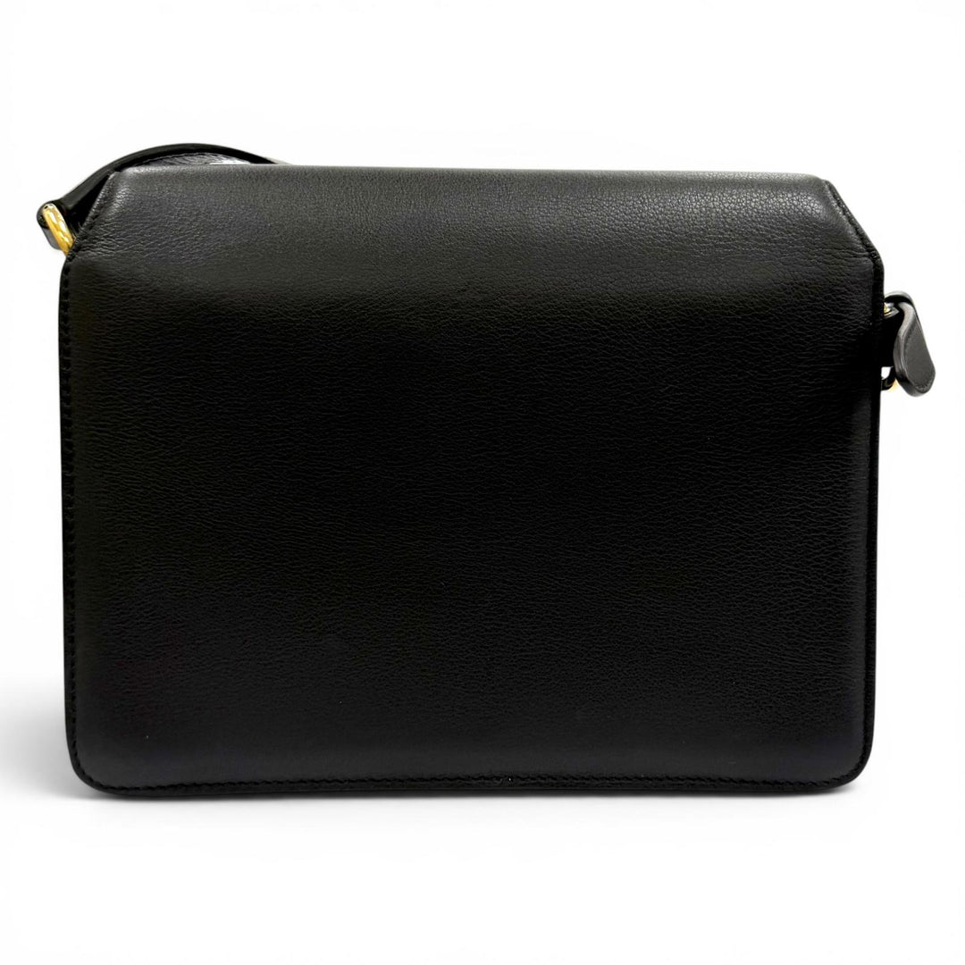 Excellent Salvatore Ferragamo Shoulder Bag Joanne black Calf leather Women