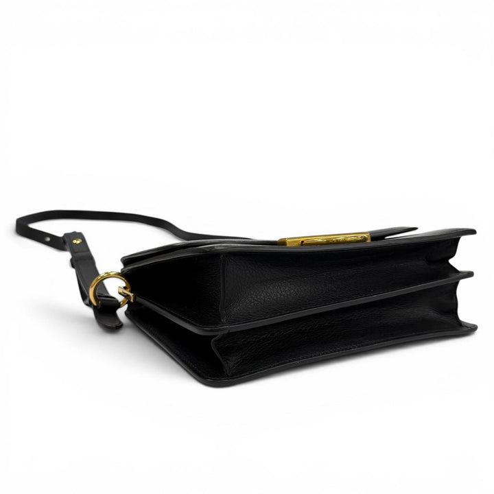 Excellent Salvatore Ferragamo Shoulder Bag Joanne black Calf leather Women