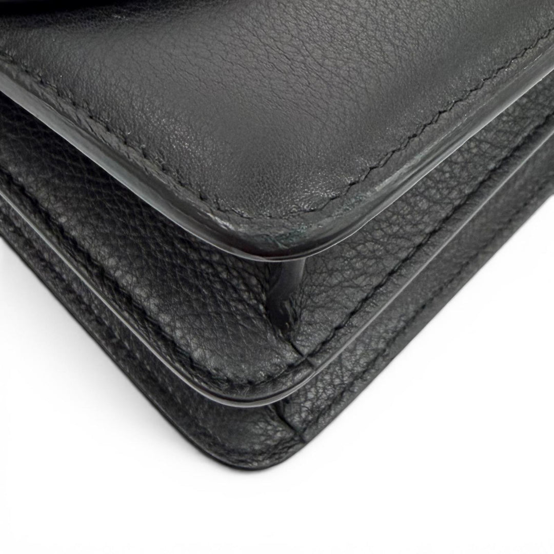 Excellent Salvatore Ferragamo Shoulder Bag Joanne black Calf leather Women