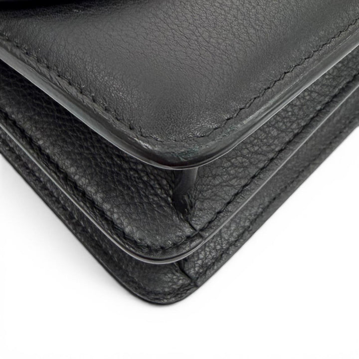 Excellent Salvatore Ferragamo Shoulder Bag Joanne black Calf leather Women