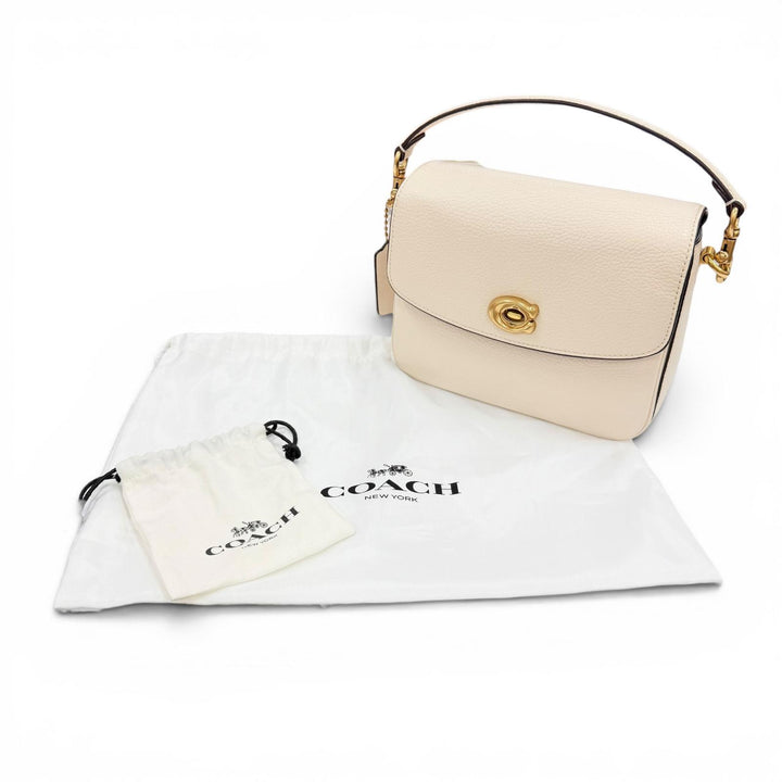 Excellent COACH Shoulder Bag Cathy Crossbody 19 Ivory leather Women CV437