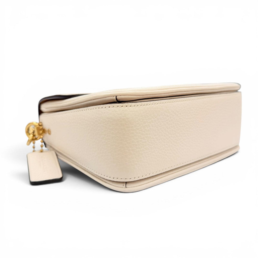 Excellent COACH Shoulder Bag Cathy Crossbody 19 Ivory leather Women CV437