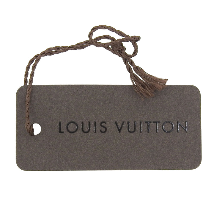 Pristine LOUIS VUITTON scarf Carre Monaco Monogram khaki silk Women M71154