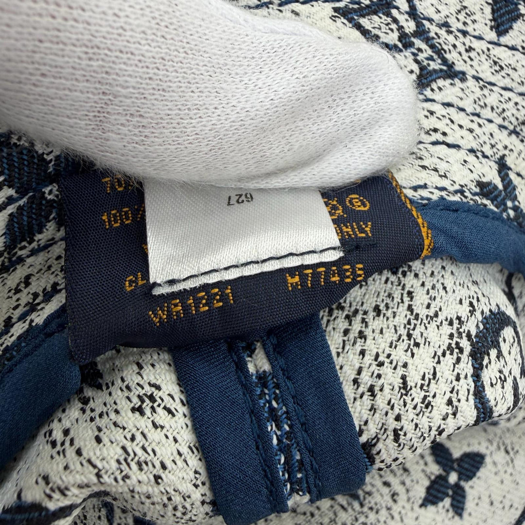 Excellent LOUIS VUITTON hat Monogram Bob Denim Hat Indigo blue Women S M77433