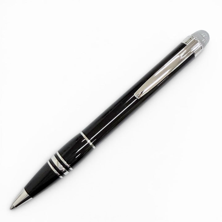 Excellent MONTBLANC Ballpoint pen Starwalker White Star Twist Type black Resin